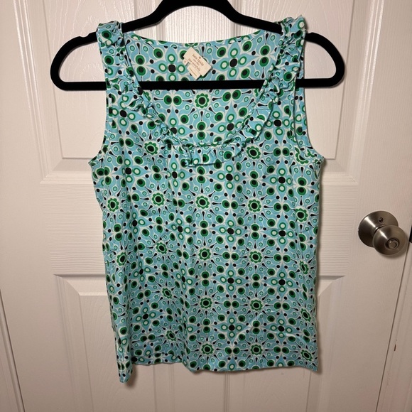 Y2k Kate Spade Silk Blend Tank Top - Picture 2 of 14